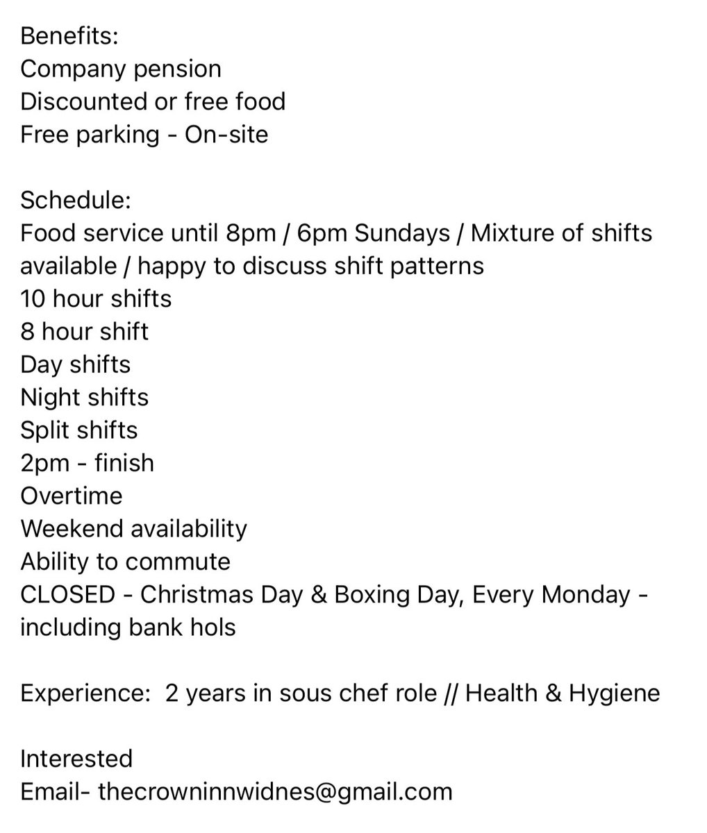 #job #chef #vacancy #widnes #widnes #Liverpool #warrington