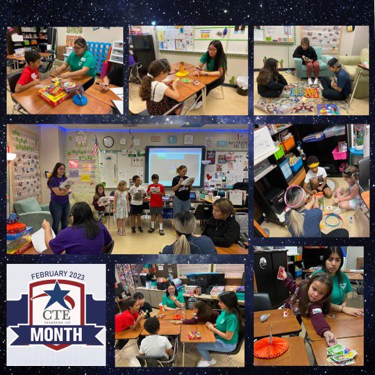 DobieTAFE's tweet image. Another successful DHS Adventure Camp! We appreciate all of the volunteers from TAFE and our sister club, FCCLA!
This camp’s theme was “Space”. Special thanks to Stuchbery for allowing us to borrow the space decor! 
#PISDCTE
#PISDCTEMonth2023
#PISDCTEAIIStars #dobiefcs #dobietafe