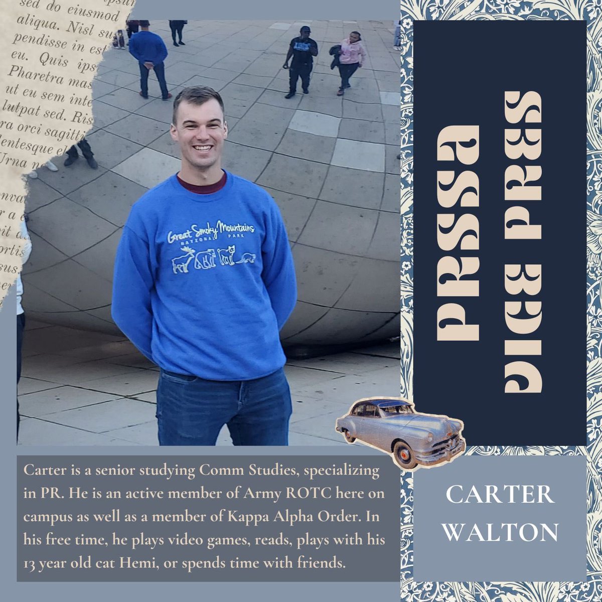 Meet PRSSA’s President and Vice President, Ashlyn and Carter!! 

#prssa #meettheteam