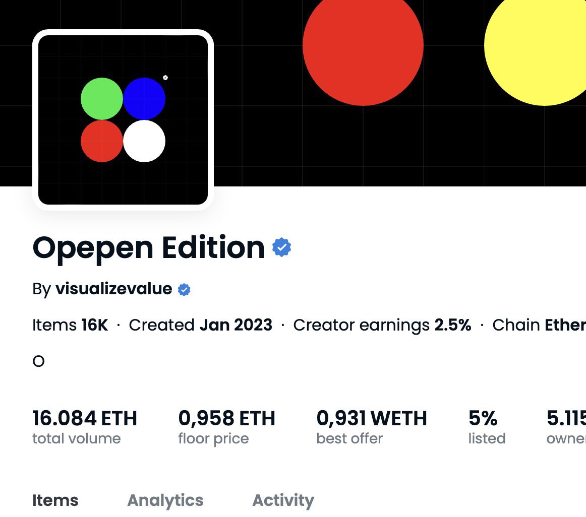 اعطيت كول في الالفا ديسكورد على مشروع opepen

من 0.12 الى 0.95 🤝🔥🍌🍌

اذا انتا مش معنا في الالفا ديسكورد فرص كثير بتروح عليك يوميا و كولات 🍌🍌🍌