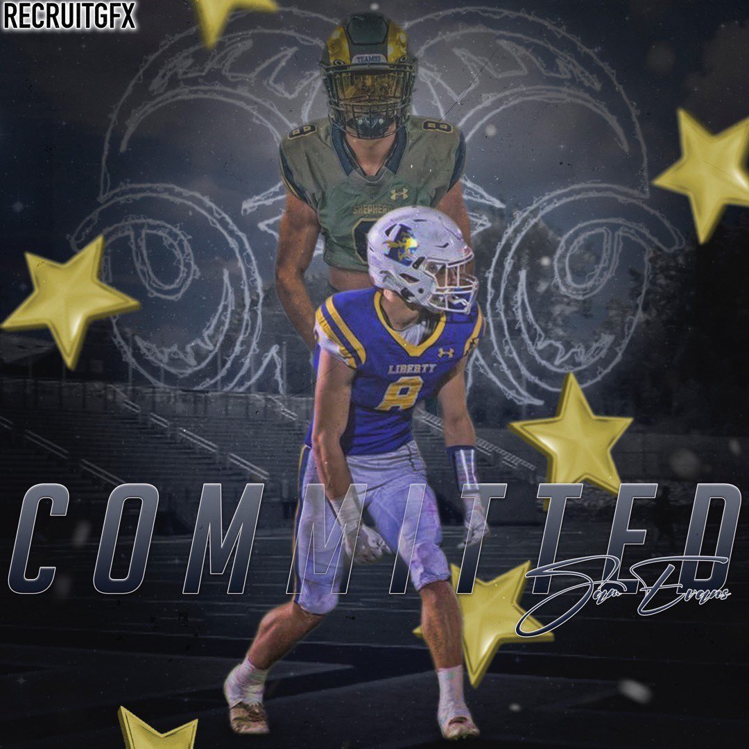 COMMITTED🐏‼️<a href="/CoachMcCook/">Ernie McCook🇺🇸</a> <a href="/CoachLukeWright/">Luke Wright</a> <a href="/CoachJKellar/">Jarrod Kellar</a> <a href="/CoachTomClark/">Tom Clark</a> @benagostino12 <a href="/CoachBrianBelt/">CoachBelt</a> <a href="/SURamsFootball/">Shepherd Football</a>
