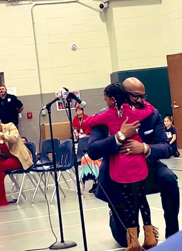 DegaSuper's tweet photo. Ok, I cried. After 30 years of Black History Month programs, motivational speeches, & giving back to 10’s of thousands of students in Alabama, I was asked to encourage & inspire young people at my great niece’s school. Lillian did a wonderful job today- so proud! #GoPelham https://t.co/3MCJYBHKVr