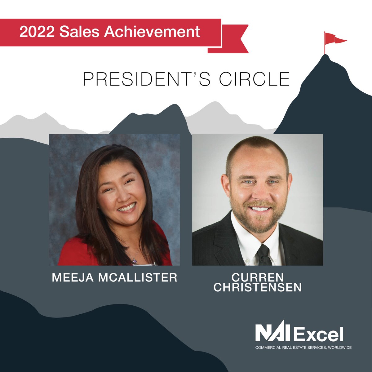 #Congratulations to our #PresidentCircle #Recipients #MeejaMcAllister and #CurrenChristensen!

#commercialrealestate #commercialproperty #commercialproperties #NAI #utahrealestate #utahcre #cre @NAIGlobal #commercialbroker #commercialbrokers