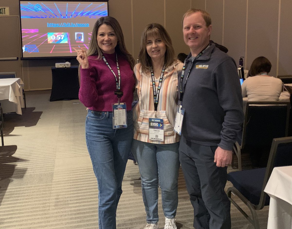 SBCSS_EdTech's tweet photo. These leaders solved the puzzles and saved us from the hacker! @CISCSymposium #cyberescape #cybersecurity #CISC2023 https://t.co/j4A49Lm4Ev