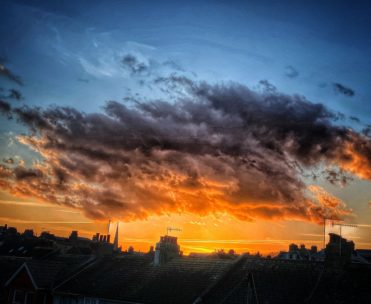SusiVervatePlus's tweet photo. I just took a photo of a dog jumping over the sunset.
#brighton #woof #upnover #sunset #skies #evening https://t.co/ZOyL7IkZVo