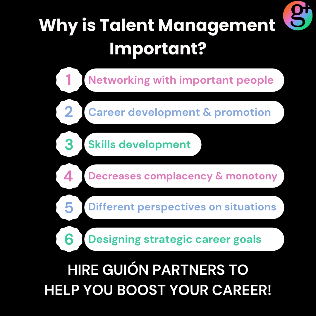 Hire GUIÓN PARTNERS to help you boost your career!

Check out our blog post to read more about why talent management is important: bit.ly/3YDKLOR

#talentmanagement #talent #talentagency #entertainment #model #talentmanager #management #endorsement #artistmanagement