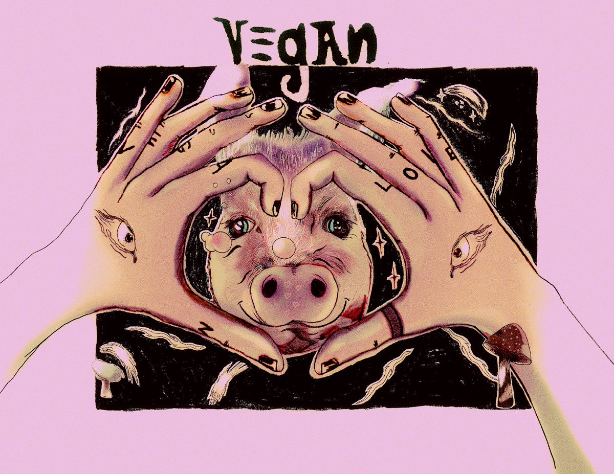 #vegan #veganart #untileverycageisempty