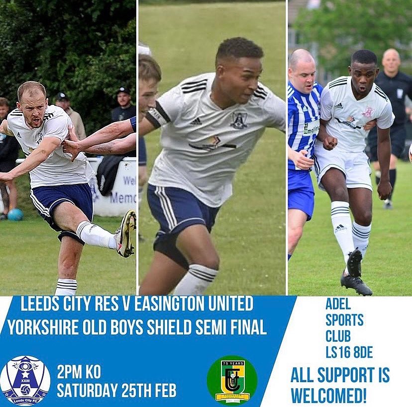 Good luck to our coaches Nathan &amp; Leighton tomorrow as they play in the Yorkshire Old Boys Shield Semi-Final⚽️ 

Come and show your support at Adel Sports Club, 2pm kick-off!🏆
