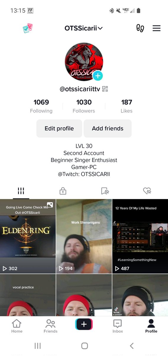 OtsSicarii's tweet photo. WOOHOO got 1k on tik tok 🤘🤘 https://t.co/ErhVxucMAn