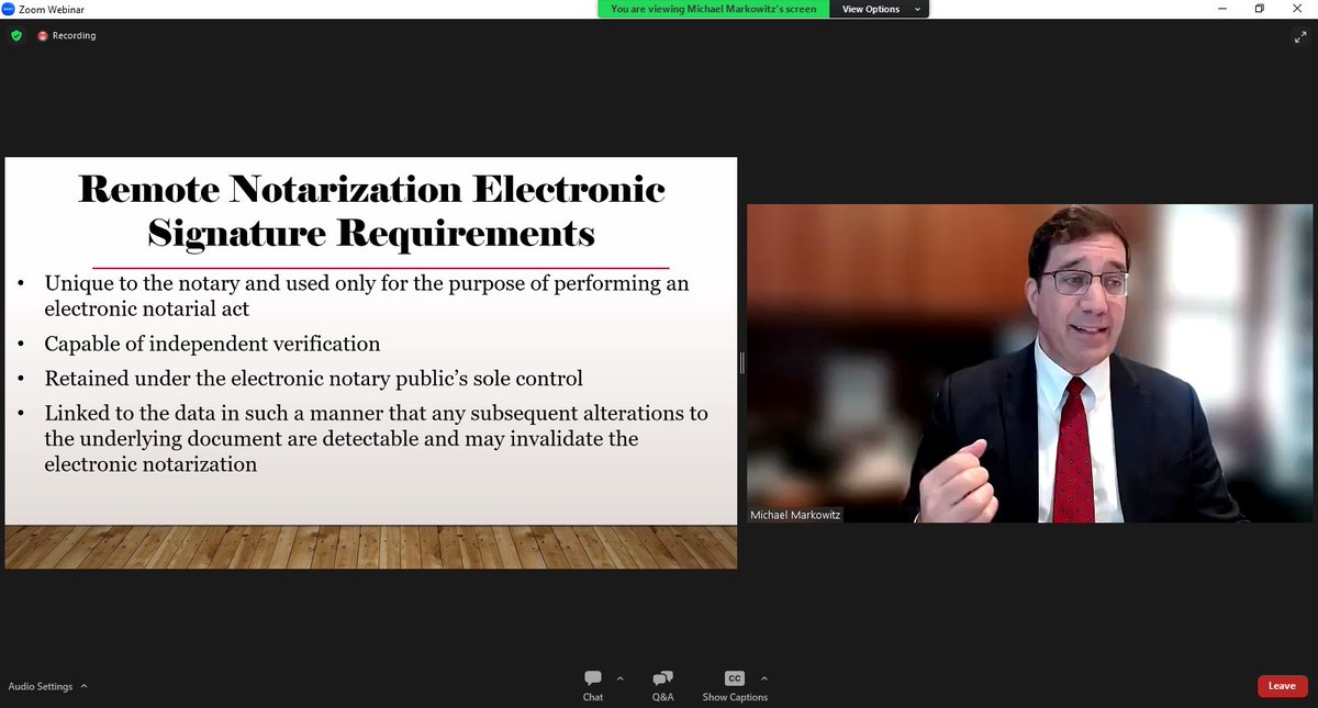 NYSBA's tweet image. [3/3]

If you couldn’t make it live, you can still purchase the on-demand recording today by clicking on the link below.

#RemoteNotarization

is.gd/IZyiGJ