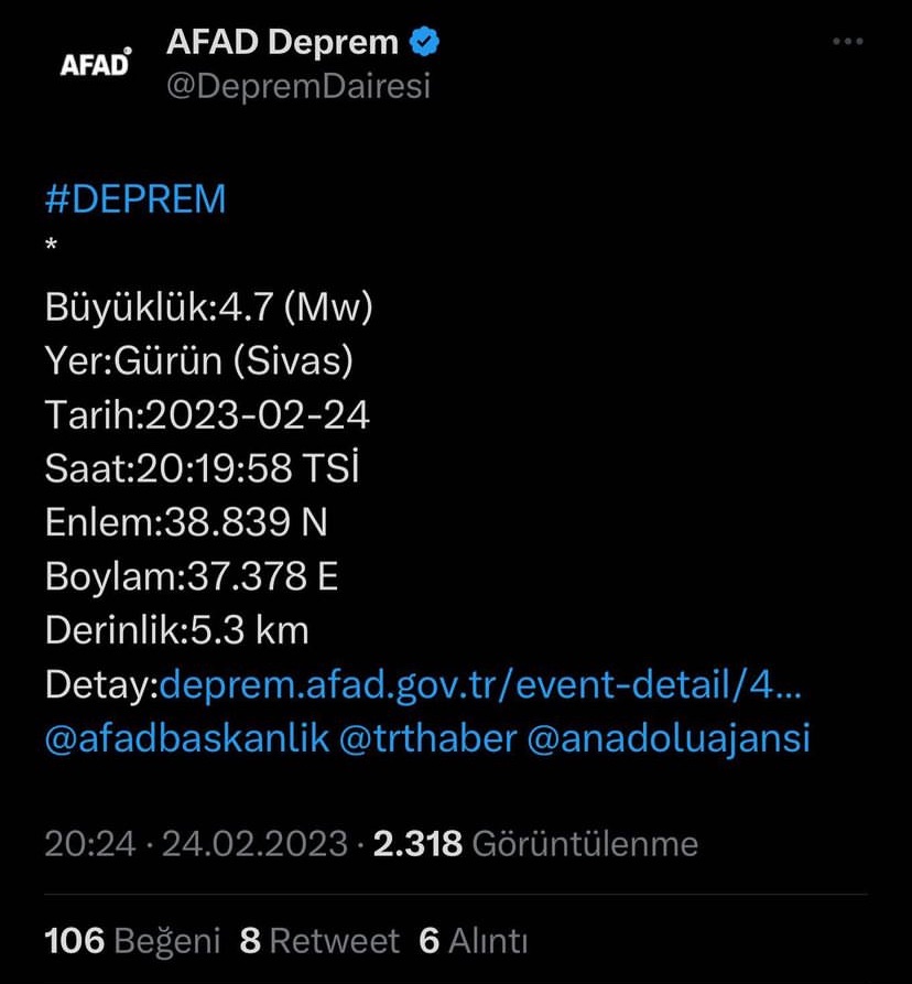ftmnrsncl's tweet photo. Rabbim daha beterini göstermesin inşallah 🤲🏻😞 
#deprem https://t.co/GpNB8Yg6nd