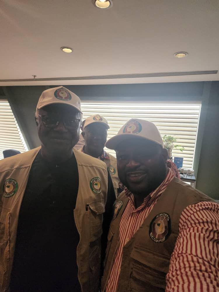 Kerrfatou's tweet photo. As Nigeria goes to the polls tomorrow, Kerr Fatou's very own lawyer, and one of the foremost legal minds in the Gambia today, Counsel @AFatty101 , is one of the esteem ECOWAS elections observers sent to witness the conduct of polls in Africa's largest democracy. https://t.co/13DxQGlXBk
