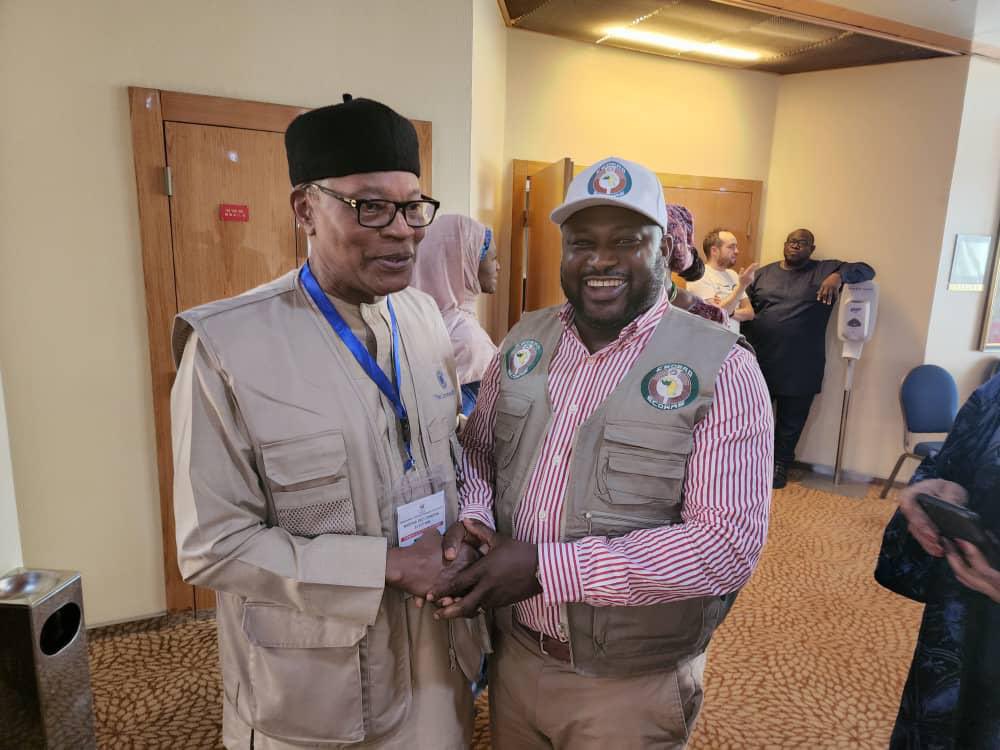 Kerrfatou's tweet photo. As Nigeria goes to the polls tomorrow, Kerr Fatou's very own lawyer, and one of the foremost legal minds in the Gambia today, Counsel @AFatty101 , is one of the esteem ECOWAS elections observers sent to witness the conduct of polls in Africa's largest democracy. https://t.co/13DxQGlXBk
