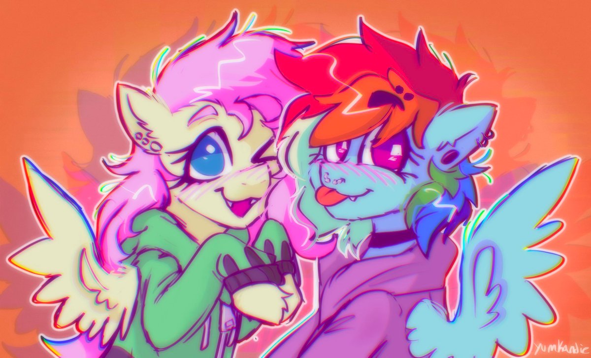 yumkandie's tweet image. in light of recent rainbow dash related news.... LETS GO LESBIAN HORSES !!!!

#flutterdash