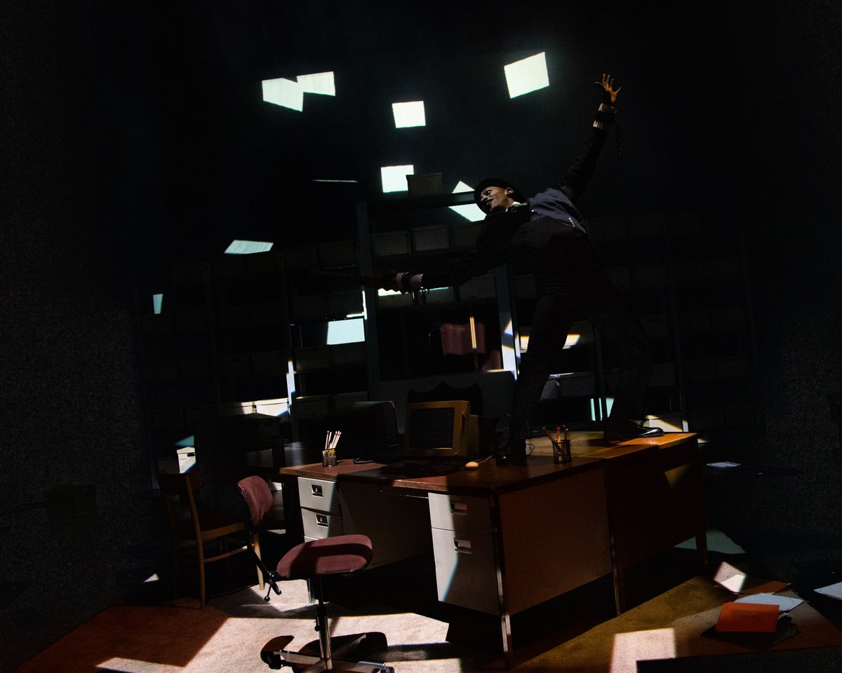 uttad's tweet photo. The ghost character "Epimetheus" floats in &amp; out of scenes in ADDRESS THE BODY! providing comedic reactions &amp; silent commentary.

Discover the deeper role that this character takes on in tonight's &amp; tomorrow's performances of ADDRESS THE BODY!

https://t.co/lxvefZkKtX | #UTNT https://t.co/i5E4xRXDVB