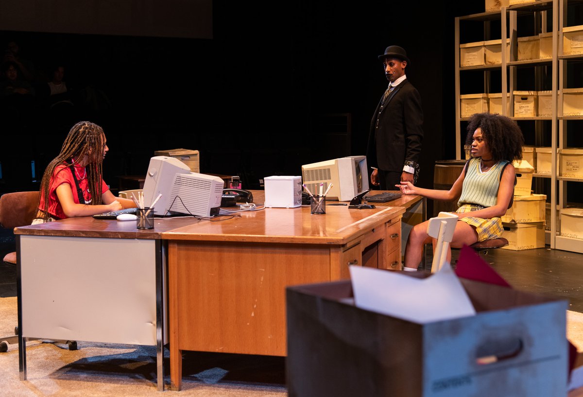 uttad's tweet photo. The ghost character "Epimetheus" floats in &amp; out of scenes in ADDRESS THE BODY! providing comedic reactions &amp; silent commentary.

Discover the deeper role that this character takes on in tonight's &amp; tomorrow's performances of ADDRESS THE BODY!

https://t.co/lxvefZkKtX | #UTNT https://t.co/i5E4xRXDVB