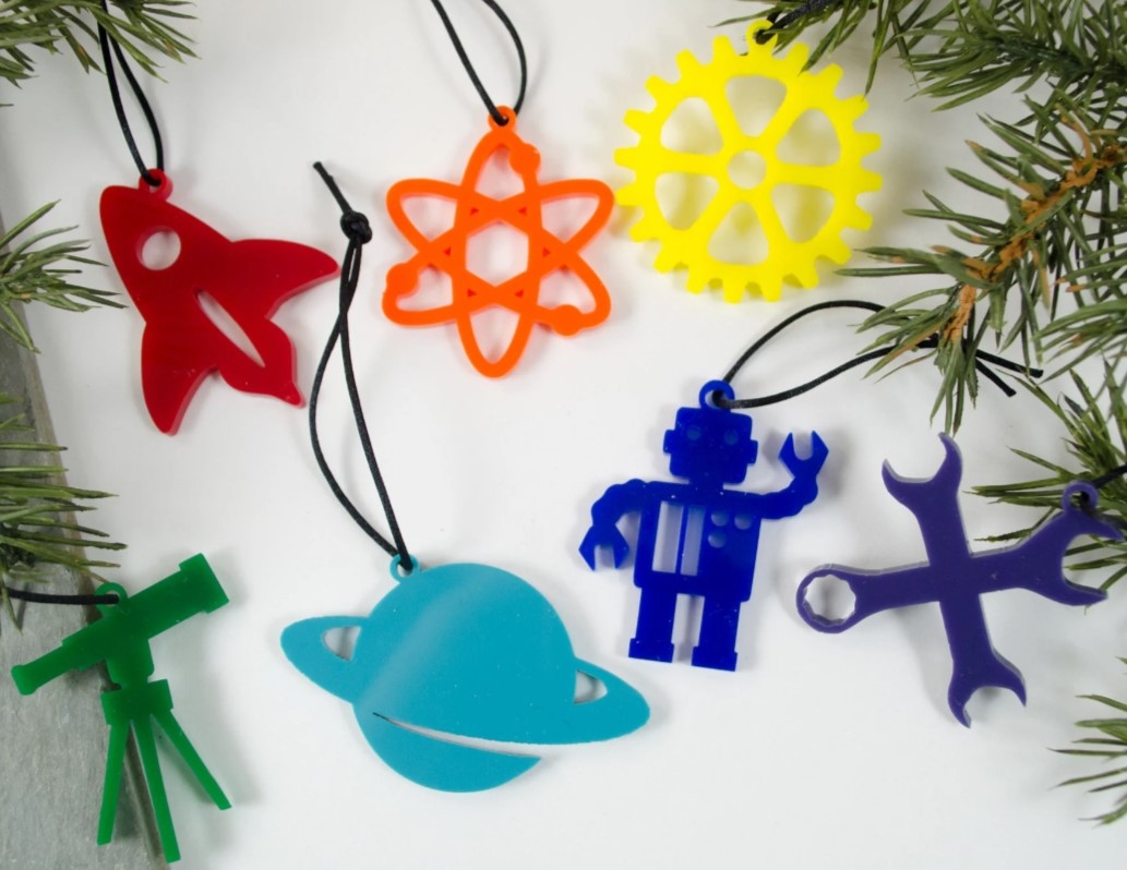 What do you give your favorite electrical #engineer for their birthday? Shorts. 😂

Or these fun rainbow ornaments made exclusively in DC by Because Science!
#madeindc #shoplocal #nerdygifts