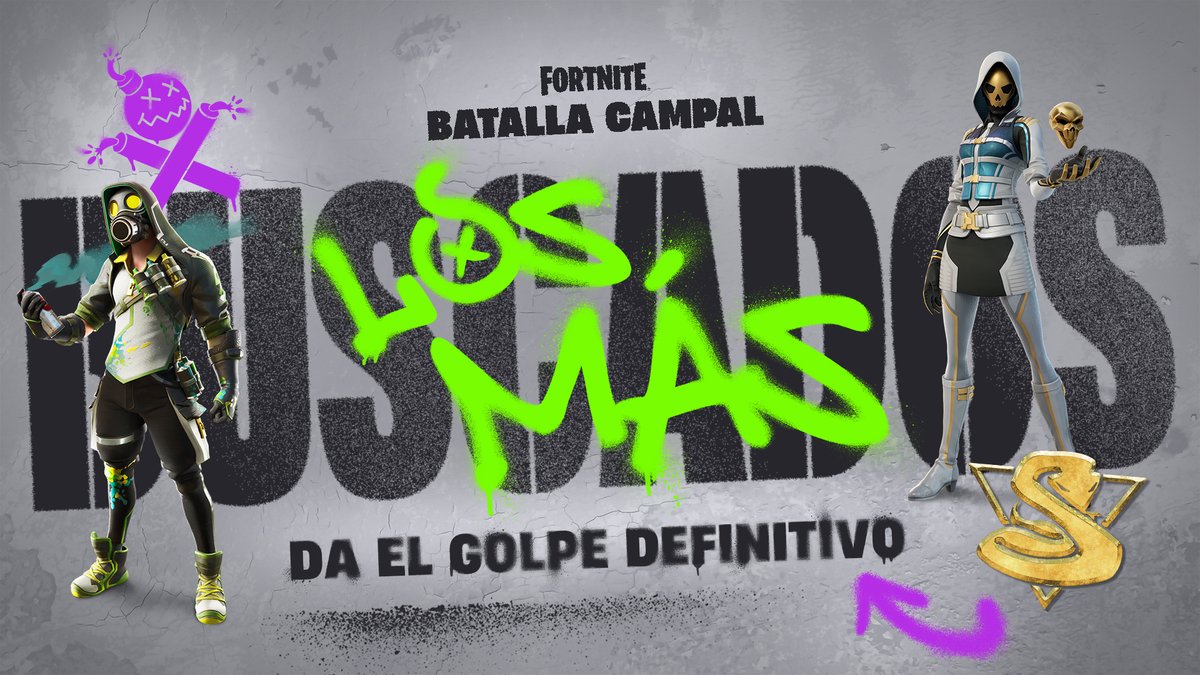 Fortnite_ES's tweet photo. Ten mucho cuidado 🔥🔥🔥

Entre más grande es el riesgo, más grande será la recompensa. ¿Podrás manejar tanta infamia o se te saldrá de las manos? #FNMostWanted https://t.co/yYvsNL2alp