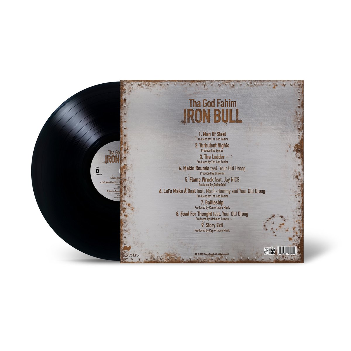 Artwork and layout for 'Iron Bull' the new album by <a href="/THAGODFAHIM/">Thadarkshogunn👹🏯👹</a> 

Out now via <a href="/naturesounds/">Nature Sounds</a>