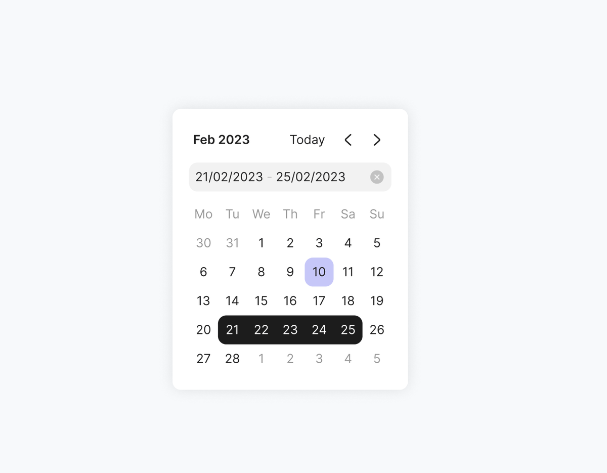 FarewelltoWind's tweet image. When I was designing the Datepicker...
You&apos;ll see it in the Snow Dashboard UI Kit soon😊
#SnowUI #Dashboard #DashboardUIkit #UIkit #UIdesign #Figma  #Designsystem #designlanguage #saas