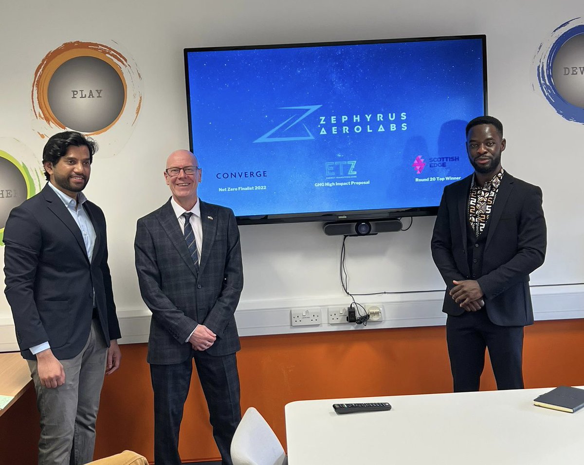 KevinStewartSNP's tweet photo. I had a good visit to @ZAerolabs in Aberdeen today to hear about their groundbreaking work in emissions monitoring. https://t.co/xq3KMPwb8A