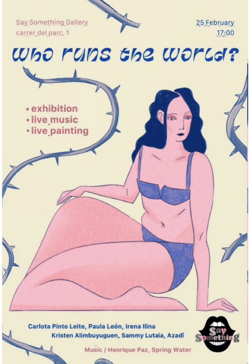 Starting tomorrow! #barcelona #arte #galeria #exhibition #WomensArt #meto #march