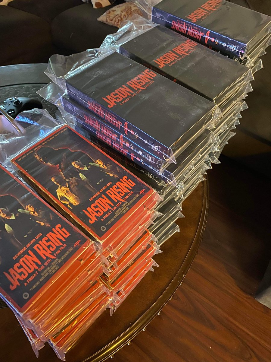 KarlWhinnery's tweet photo. So rad to have VHS, DVDs and Blu Rays of the movie you worked so hard on. https://t.co/mDqK0x7kMe
#FridayThe13th #jasonrising #f13 #horror #horrormovies #filmmaking #filmmaker https://t.co/CFnzIIe80y