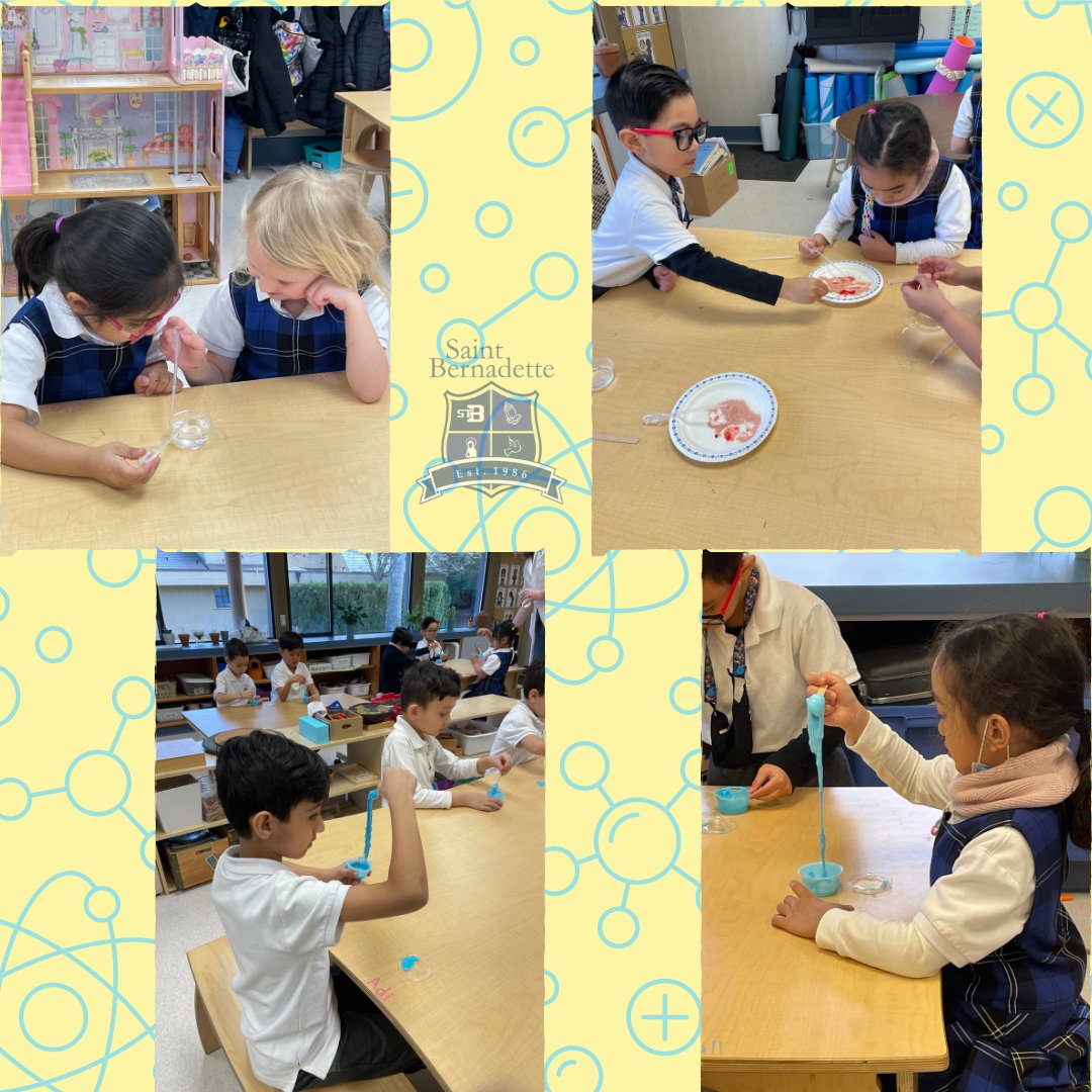 stbeeconnects's tweet image. Our Kindergarten class had a great time learning about chemical reactions with Dr. Dave from High Tech High Touch yesterday. They made slime, used paper and water to show chromatography! #hightechhightouch #chemistry #kindergarten @mvanderpauw