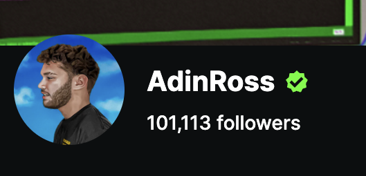DramaAlert's tweet photo. .@adinross becomes the first streamer on Kick to hit 100,000 followers.  #DramaAlert 

Do you think Kick is superior to Twitch, or not? 🤔 https://t.co/cwyxh1iCXH