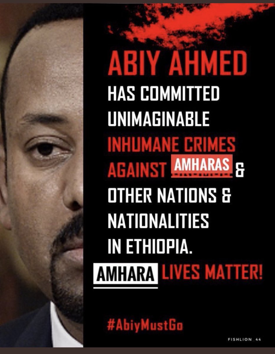 አብይ እንኳን በህይወት ያለን አማራ የሞተን እንኳን አውጥቶ መብላት የሚፈልግ አውሬ ነው:: 💔
#WelkayetisAmhara #RayaisAmhara 
Stop #AmharaGenocide #AmharaGenocideInOromia 
#Abiymustgo @AbiyAhmedAli is a killer 
@UNOSAPG @SavetheChildren @hrw @nytimes @washingtonpost