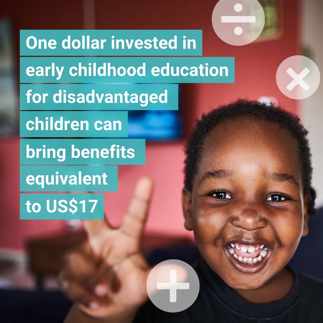 educommission's tweet photo. Providing at least 1 year of free &amp; compulsory ECE results in a 12% point improvement in primary graduation rates in #LMICs. New, innovative investment in ECE is urgently needed. 

Read more https://t.co/P6PHf36Pf8 
#EducationStartsEarly #AddTodayMultiplyTomorrow #InvestInECE https://t.co/8PpwnS6Ijf