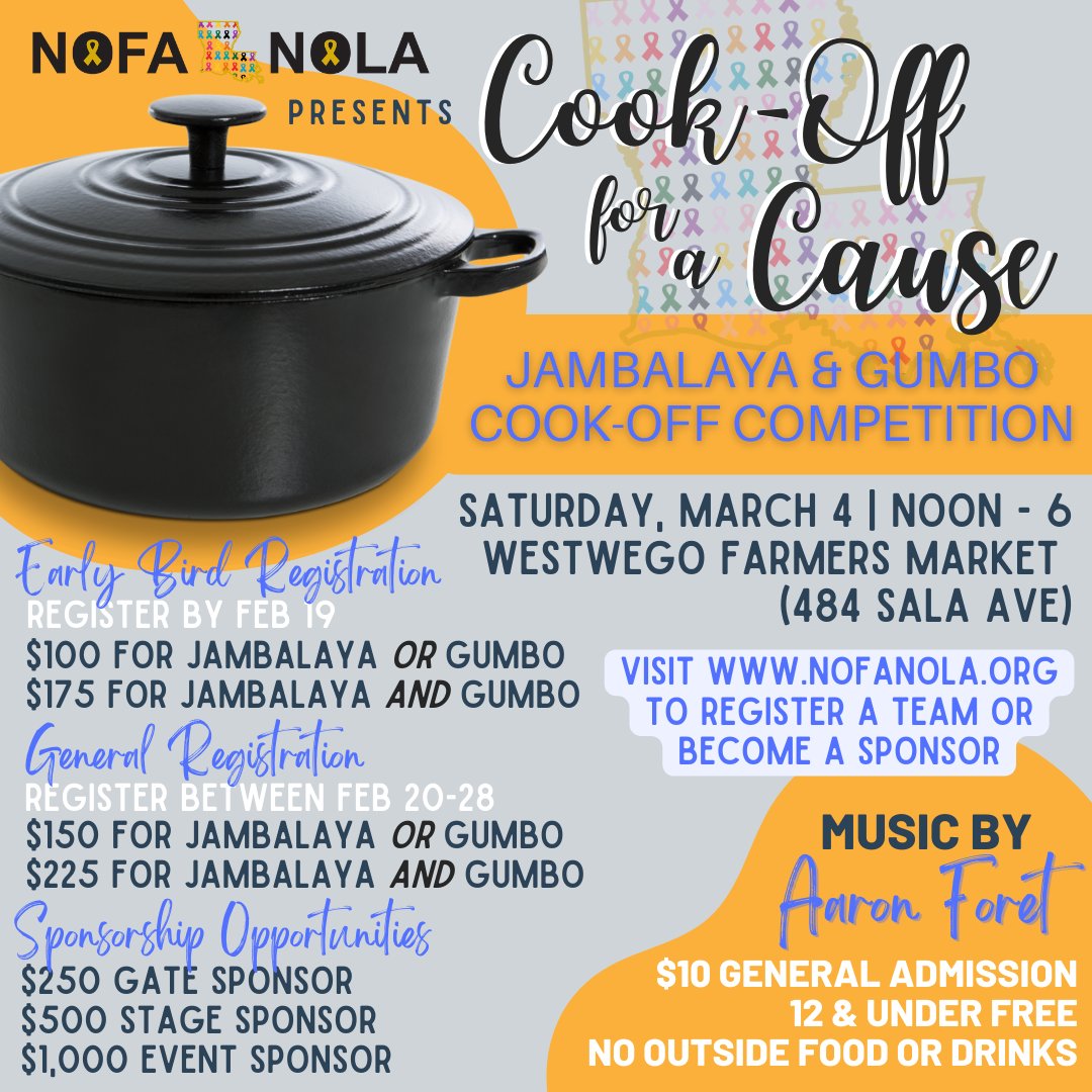 NOFANOLA's tweet photo. For today &amp; tomorrow only, we are extending the reduced "Early Bird" registration fee! PLEASE SHARE and be ready to come out next Saturday to support our #2023NOFANOLAHeroes!
https://t.co/WNE950nv9z https://t.co/099UGWp2X8