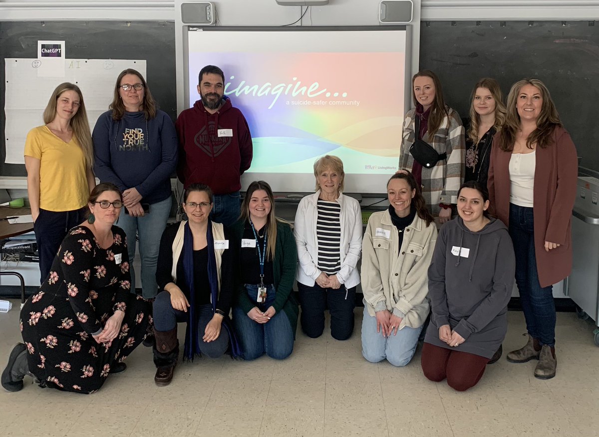 It was a pleasure spending the day with these @RCDSB employees in #safeTALK training. Thanks to all participants who contributed to a great learning session.             <a href="/Living_Works/">LivingWorks</a>                #Wellbeing                      #SuicidePrevention