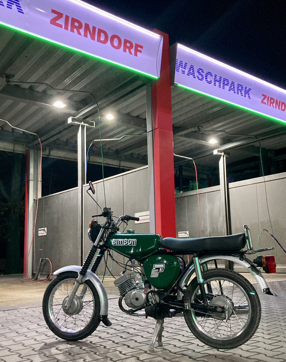 Erste Ausfahrt in diesem Jahr mit dem Winterprojekt. #simson