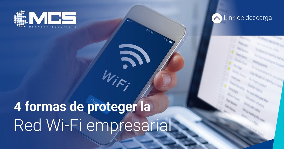 MCS_Networks's tweet photo. Les compartimos cuatro factores que toda empresa debe considerar para adaptar una red Wi-Fi en modo seguro: https://t.co/Fgwti2mOKE #Wireless #WiFi https://t.co/rlEVy4ZS6d