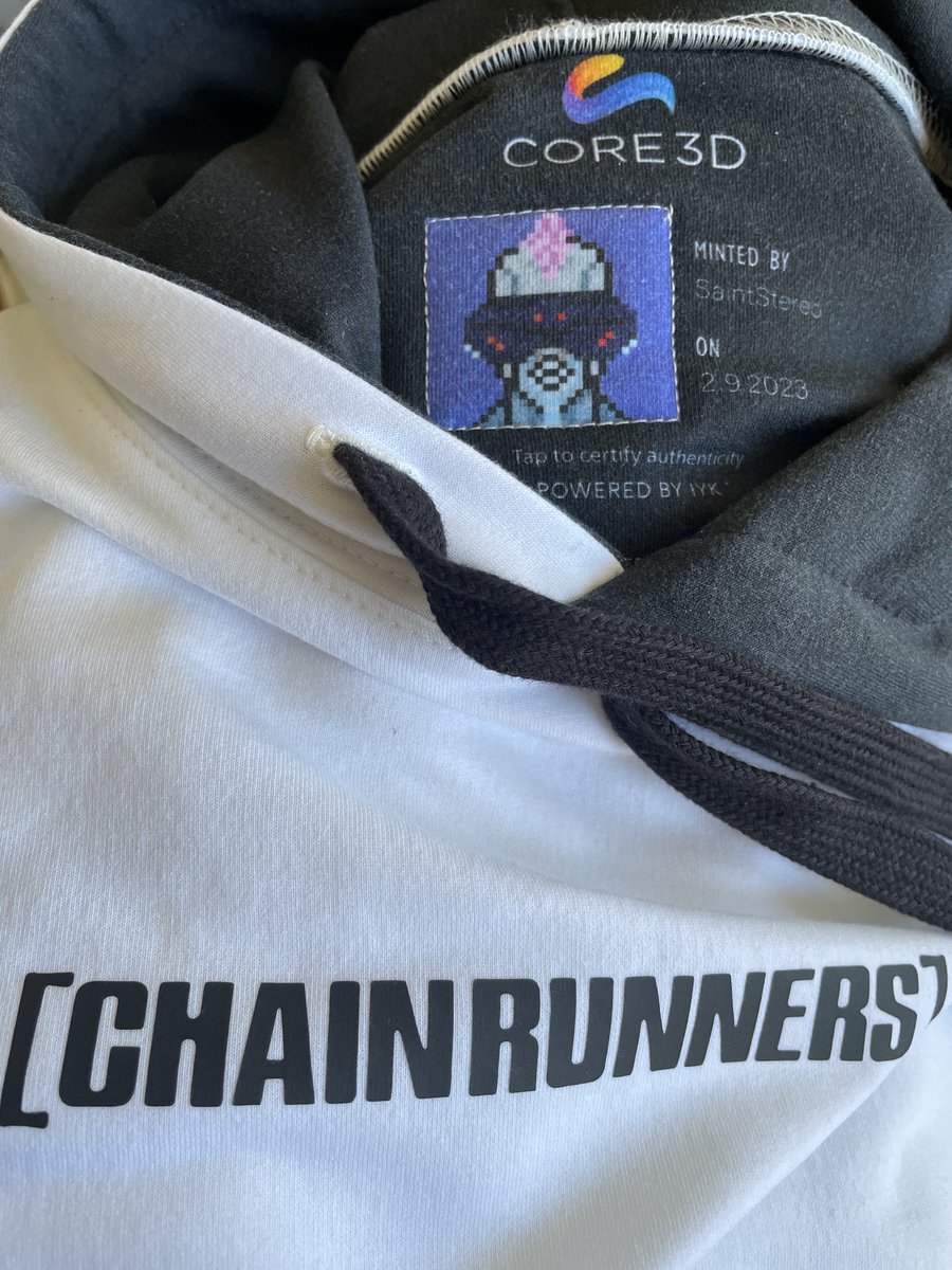 Congrats to the homies at <a href="/_Core3D/">Core3D</a> on the Capsule Series launch, and many thanks for this extra crisp hoodie! Absolutely top notch quality across the board and seamless collectible claim, great work yall🤩

Don't sleep on it! store.core3d.io