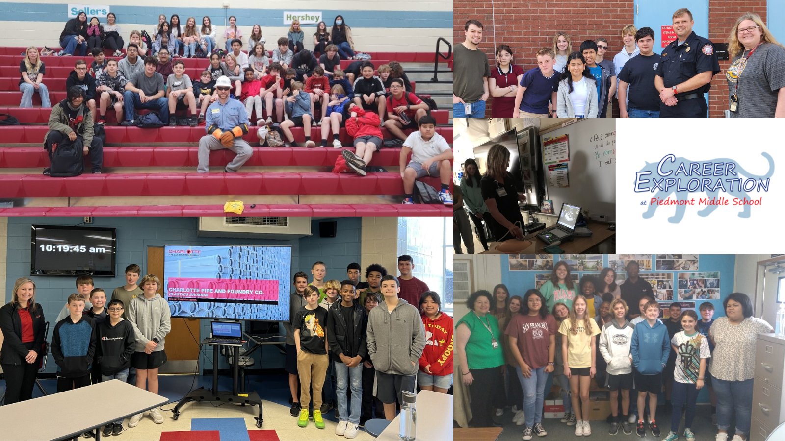 Piedmont Middle School on Twitter "Spectrum News came to campus to see