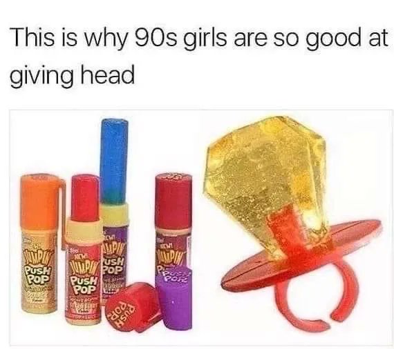 ReneeSakuya1's tweet photo. That makes sense 🤷‍♀️. Now I know why I get compliments 

#ringpops #90s #pushpops https://t.co/sS7M0fUsHd