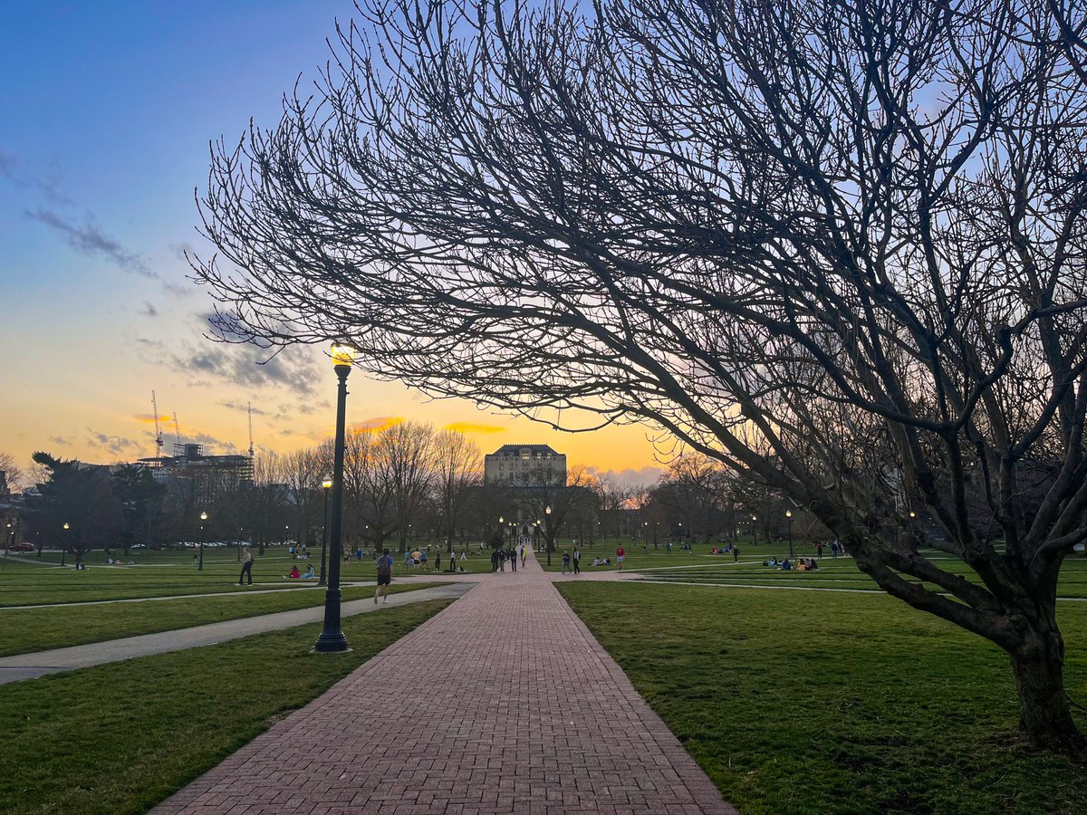 Mindfulness moment: take your headphones out for a few minutes on your walk home today and pay attention to everything new you notice, e.g. the smell of the nearest dining hall or the sound of an oval squirrel startling.