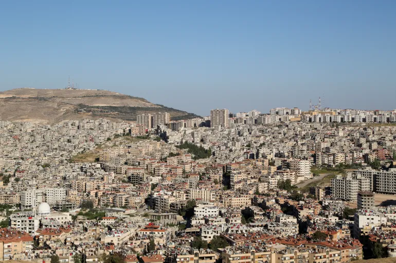 Five killed in Israeli air strikes on Syria’s capital, Damascus
One soldier among the dead when missiles hit densely populated central neighbourhood, state media report.