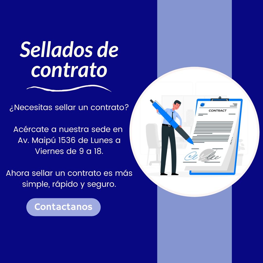 ¿Sabías que podes sellar tus contratos con nosotros? 📝

Te esperamos!! 🤗