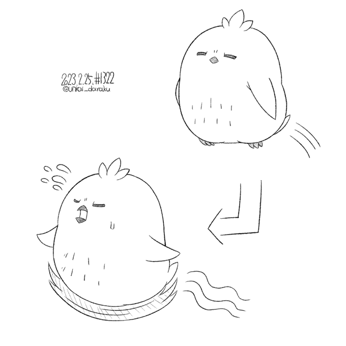 ラクガキおじさんの朝は早い。

おは モフィさんは作中でこうやって飛んでた気がする。
#art #illustration #drawing #絵 #落描き #イラスト #w_witch #L_witch  #ルミナスウィッチーズ 