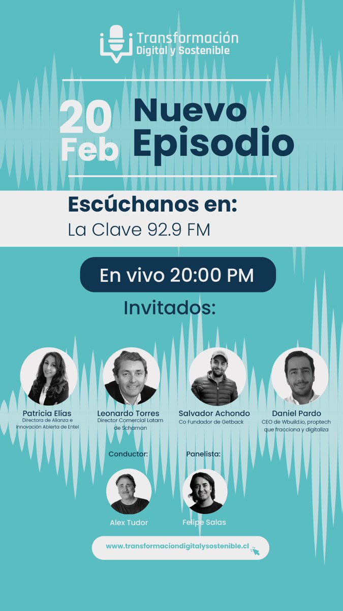 Wbuild.io (@wbuild_io) on Twitter photo Ya está disponible el podcast de <a href="/radiolaclave/">Radio La Clave</a> junto a Alex Tudor donde fuimos invitados a conversar sobre los beneficios de la #tokenización de activos inmobiliarios, cómo opera en términos legales, y más.
Invitamos a escucharlo 👉 spoti.fi/3m7dfm7 (min. 30) Ya está disponible el podcast de <a href="/radiolaclave/">Radio La Clave</a> junto a Alex Tudor donde fuimos invitados a conversar sobre los beneficios de la #tokenización de activos inmobiliarios, cómo opera en términos legales, y más.
Invitamos a escucharlo 👉 spoti.fi/3m7dfm7 (min. 30)