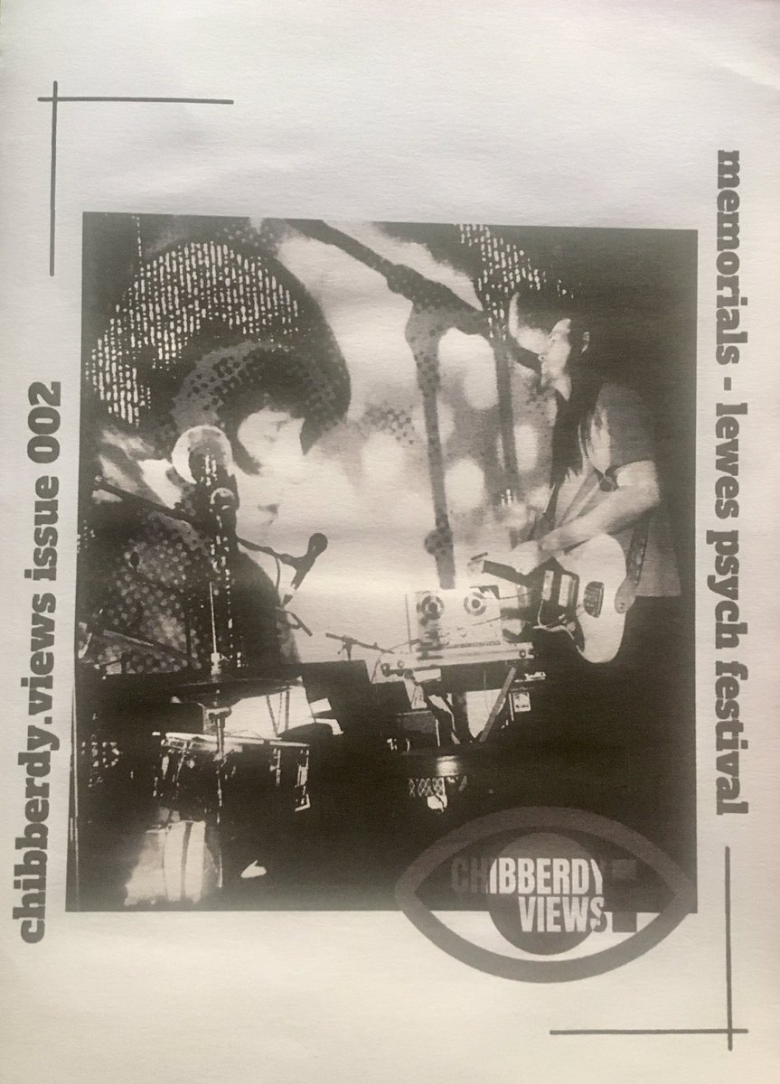 Popartchris's tweet photo. Issue 002 of #chibberdyviews zine, @lewespsychfest special featuring @_tvam #acidklaus #karmasheen #memorials and #oddfellowscasino https://t.co/z0hw795ph4
