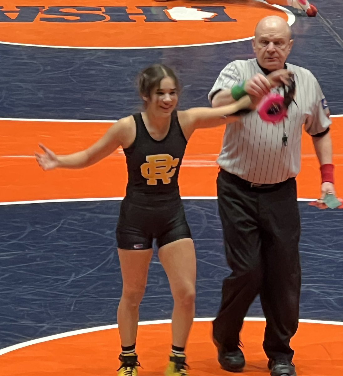 IHSA Girls Wrestling State Finals

Judith will advance to Saturday.  Begins at 9 am.