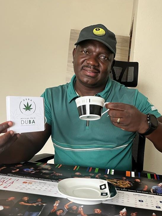 KasiEconomy's tweet photo. Congrats to Mr Makhado for being the first traditional Doctor in the world to introduce Cannabis tea bag...🙌🙌 https://t.co/X9j0caXc3Q