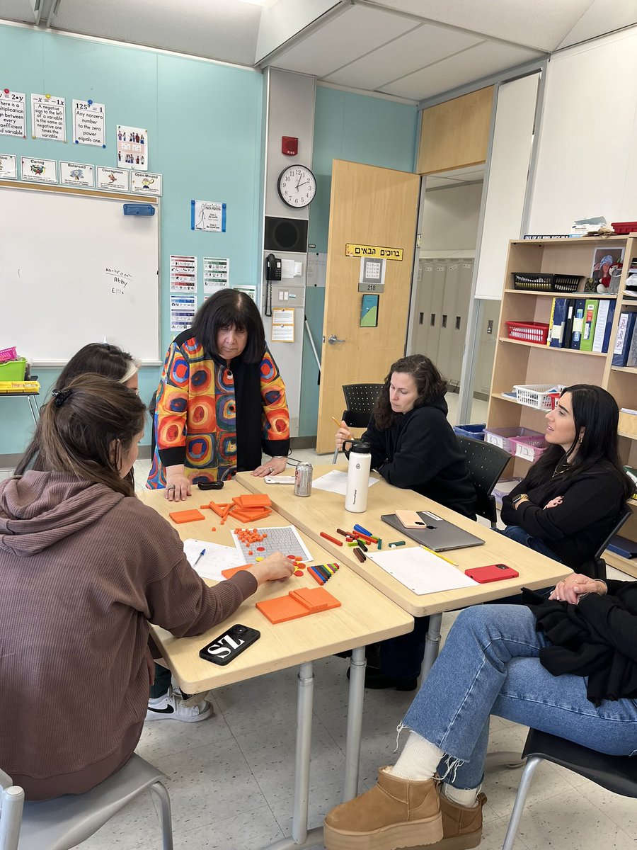 SherEdKnowledge's tweet image. Marian Small (math celeb, author, researcher and presenter) worked with our math teachers last week with a focus on math enrichment. An amazing learning experience with an incredible educator! @LeoBaeckDS
