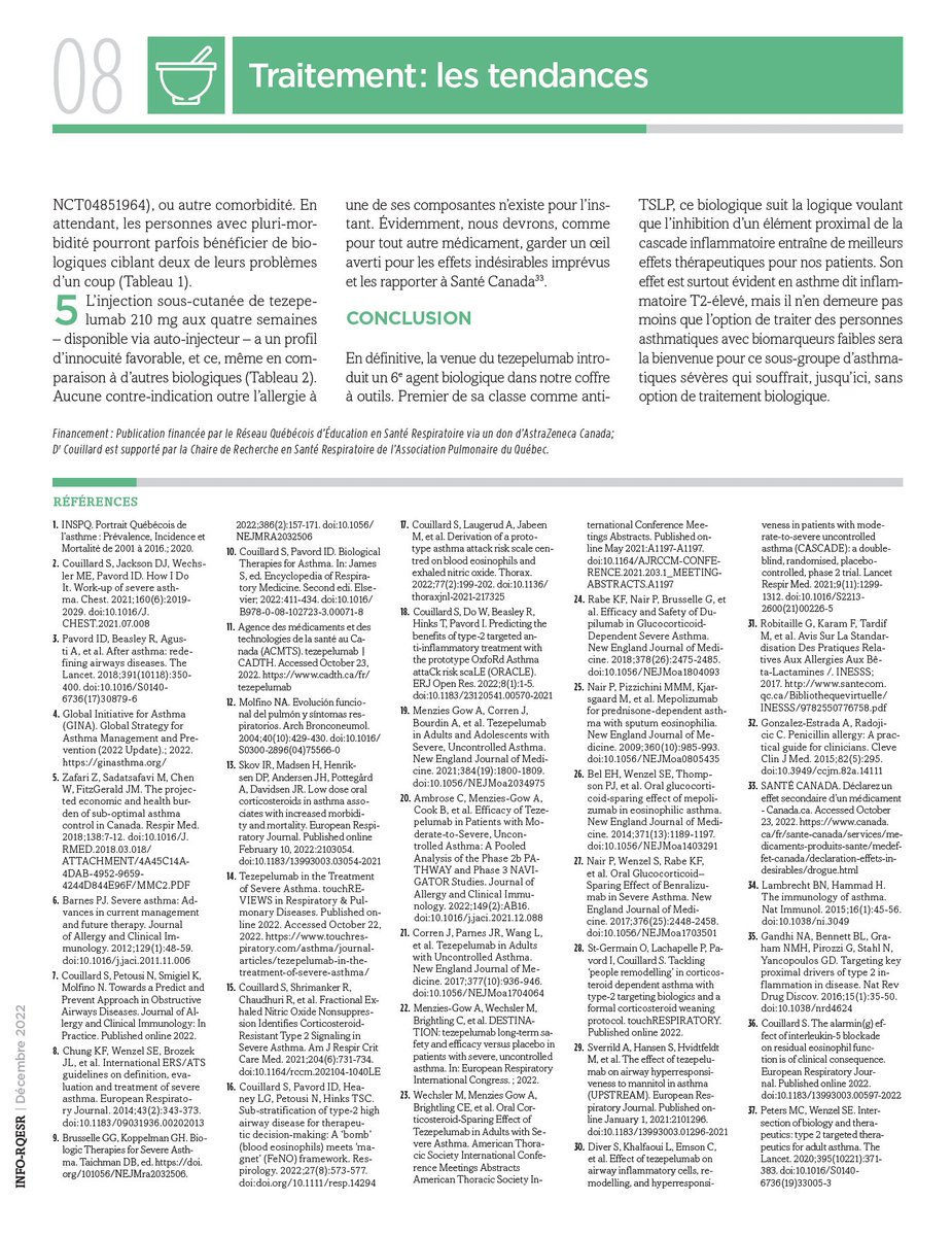 Carlos Andrés Celis-Preciado (@pulmonology101) on Twitter photo #Tezepelumab en #Asthme Sévère, une revue d'actualité des évidences par @simcouillard <a href="/CTS_SCT/">Canadian Thoracic Society</a> <a href="/cjrccsm/">#CTSJ</a> <a href="/CMQ_org/">Collège des médecins du Québec</a> <a href="/FMSQ/">FMSQ</a> <a href="/INSPQ/">INSPQ</a> @FIQSante <a href="/PoumonQc/">Association pulmonaire du Québec</a> <a href="/canlung/">Cdn Lung Association</a> <a href="/USherbrooke/">Université de Sherbrooke</a> <a href="/asthma_papers/">Asthma Papers</a> <a href="/ginasthma/">Global Initiative for Asthma (GINA)</a> <a href="/SPLF_SocPneumo/">Société de Pneumologie de Langue Française (SPLF)</a> <a href="/SocieteSfa/">Société Française d'Allergologie - SFA</a> <a href="/jafaar_asthme/">Jeunes Asthmologues</a> @Caardhe <a href="/AsthmeAllergies/">Asthme & Allergies</a> <a href="/SevereAsthmaCRE/">Severe Asthma CRE</a> #Tezepelumab en #Asthme Sévère, une revue d'actualité des évidences par @simcouillard <a href="/CTS_SCT/">Canadian Thoracic Society</a> <a href="/cjrccsm/">#CTSJ</a> <a href="/CMQ_org/">Collège des médecins du Québec</a> <a href="/FMSQ/">FMSQ</a> <a href="/INSPQ/">INSPQ</a> @FIQSante <a href="/PoumonQc/">Association pulmonaire du Québec</a> <a href="/canlung/">Cdn Lung Association</a> <a href="/USherbrooke/">Université de Sherbrooke</a> <a href="/asthma_papers/">Asthma Papers</a> <a href="/ginasthma/">Global Initiative for Asthma (GINA)</a> <a href="/SPLF_SocPneumo/">Société de Pneumologie de Langue Française (SPLF)</a> <a href="/SocieteSfa/">Société Française d'Allergologie - SFA</a> <a href="/jafaar_asthme/">Jeunes Asthmologues</a> @Caardhe <a href="/AsthmeAllergies/">Asthme & Allergies</a> <a href="/SevereAsthmaCRE/">Severe Asthma CRE</a>