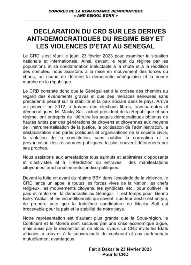 Mo_Njaay's tweet photo. Merci M.@MamadouLamineDiallo et le CRD. #Snegal,#kebetu,#FreeSenegal https://t.co/kU4adZBvXW