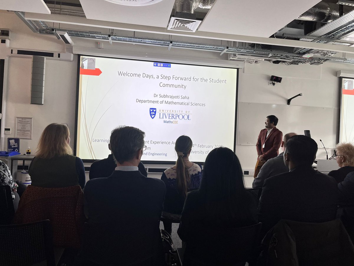 It was a real pleasure to present at the  Faculty of Science &amp; Engineering
"Learning, Teaching and Student Experience Award Showcase".
Thanks to <a href="/mathscee/">MathsCEE</a> for all the support and big thanks to <a href="/LivUni/">University of Liverpool</a> for such an opportunity